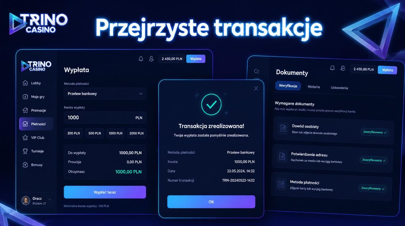 Potwierdzenie wypłaty, dokumenty transakcji